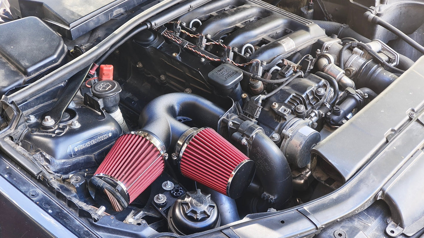 BMW E9x M57 Dual Filter Cold Air Intake Kit - ADHD Motorsport