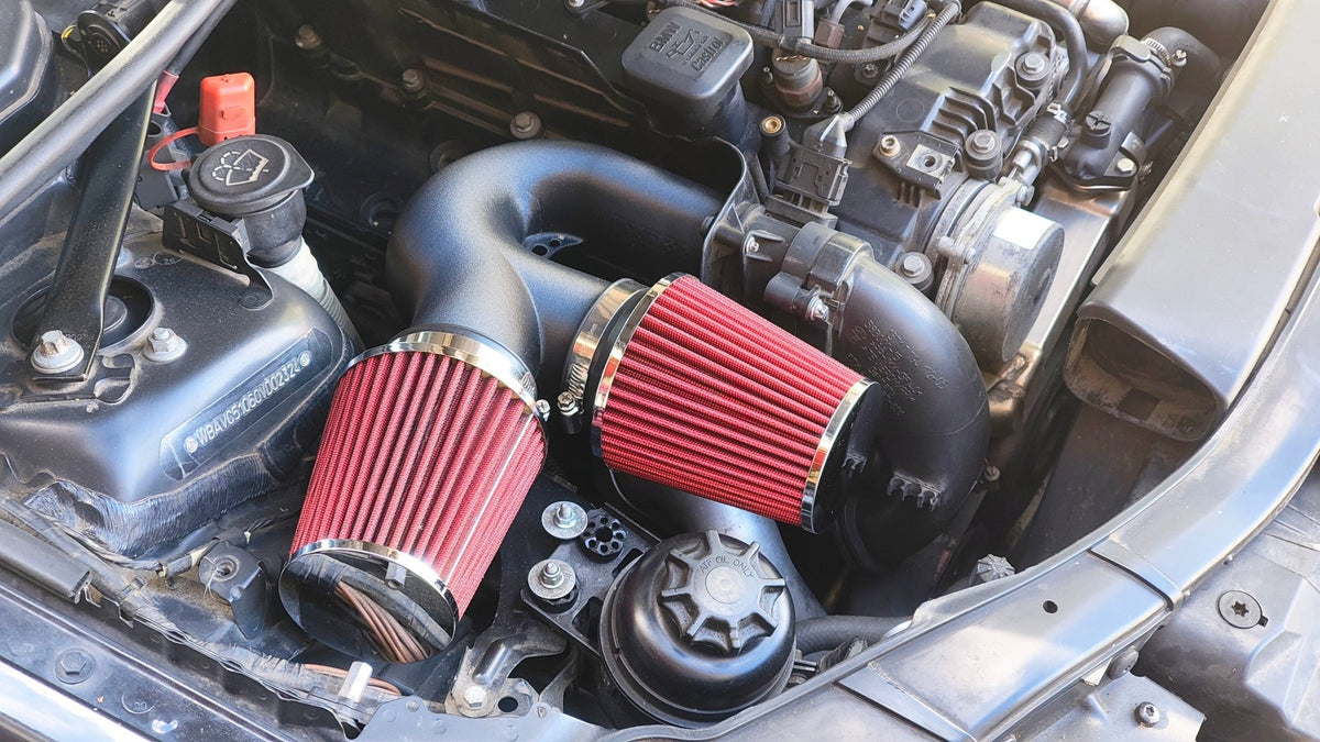 BMW E9x M57 Dual Filter Cold Air Intake Kit - ADHD Motorsport