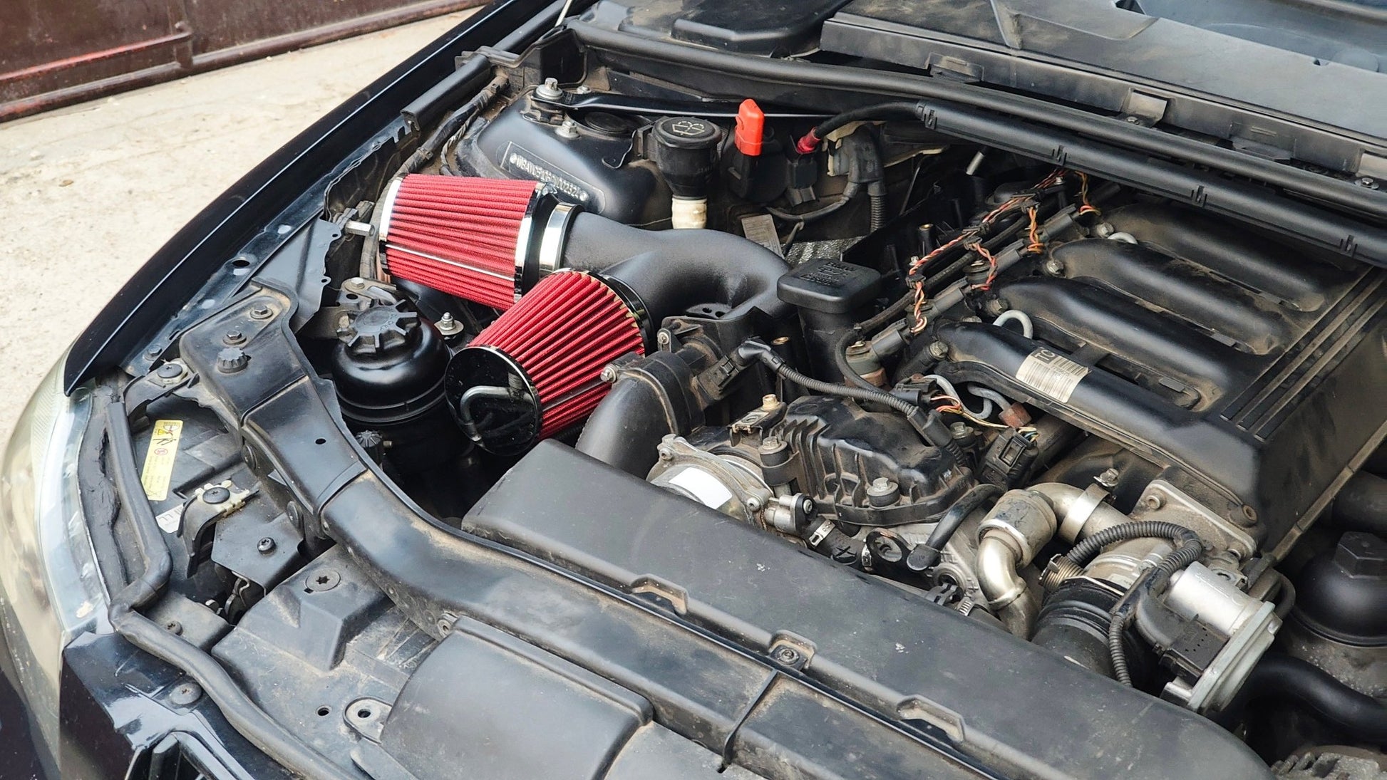BMW E9x M57 Dual Filter Cold Air Intake Kit - ADHD Motorsport