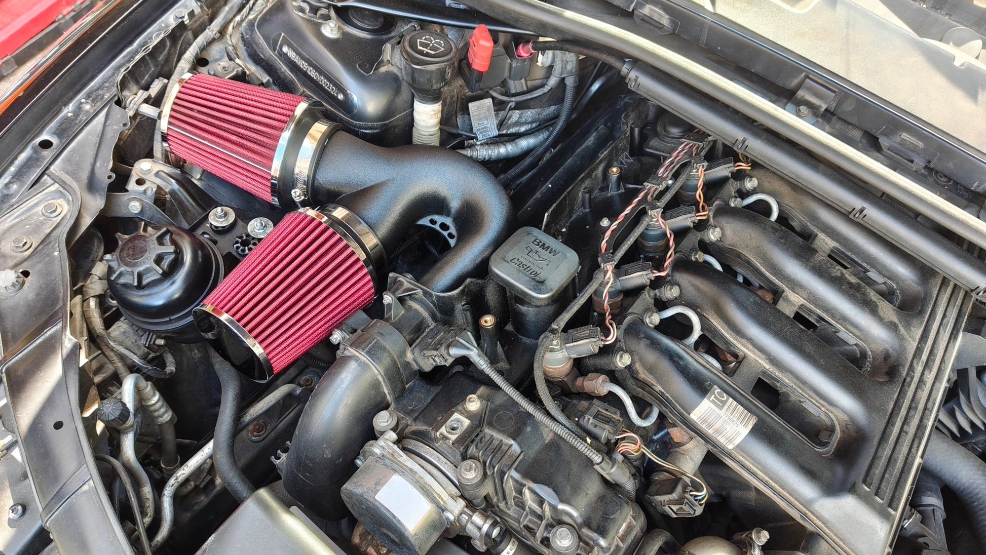 BMW E9x M57 Dual Filter Cold Air Intake Kit - ADHD Motorsport