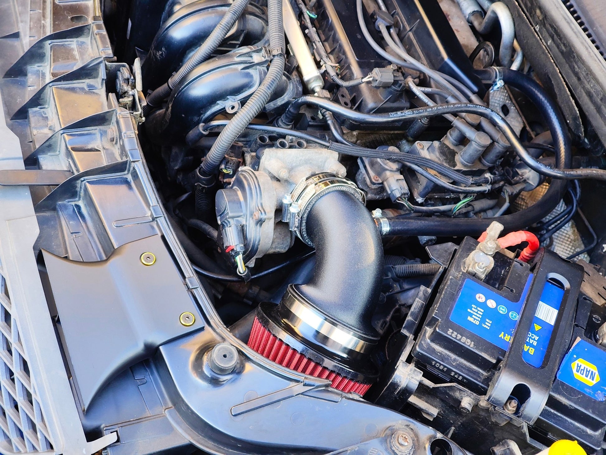 Ford Fiesta ST150 - Cold air intake kit with velocity stack inc. scoops - ADHD Motorsport