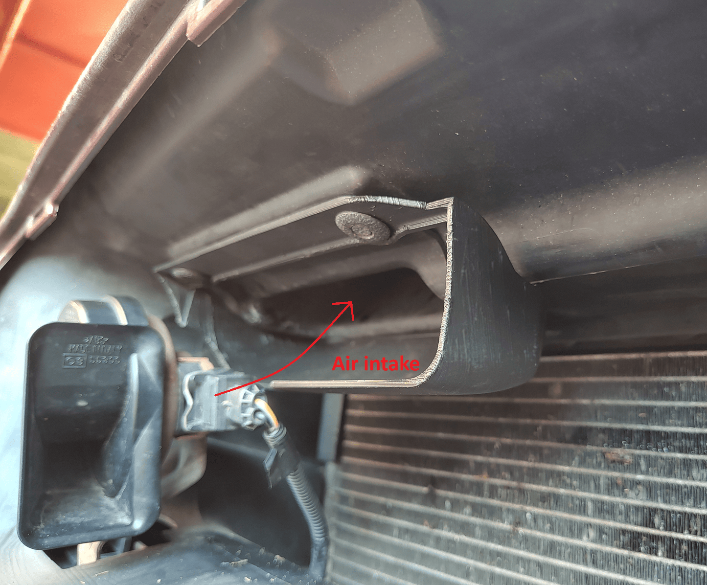 Volvo V50/S40/C30 T5, 2.4T,2.4i AIR INTAKE SCOOP + Helmholtz chamber delete plugs - ADHD Motorsport